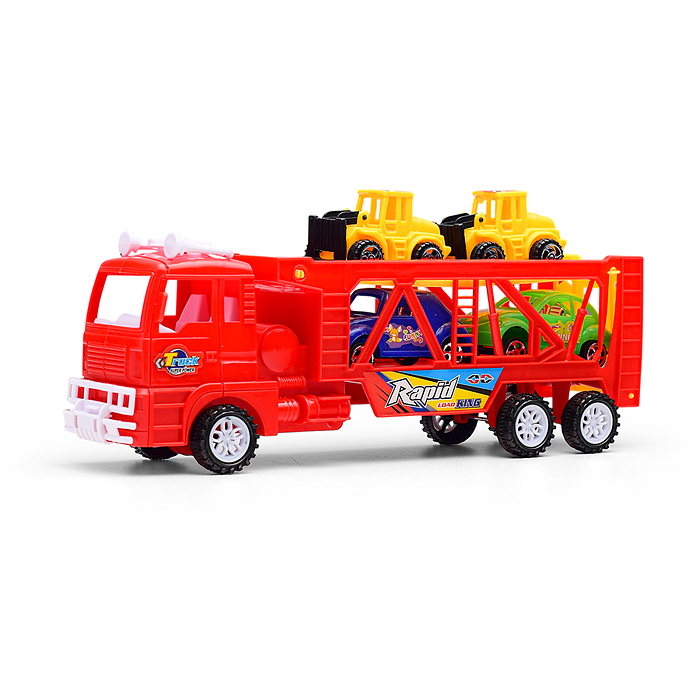 Автовоз JL001-8 с экскаватором, под колпаком