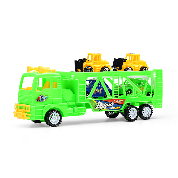 Автовоз JL001-8 с экскаватором, под колпаком