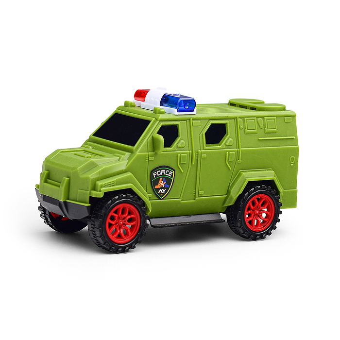 Автовоз X07A "Военный" с броневиком, в пакете