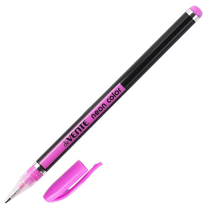 Фото к товару Набор ручек гелевых "Neon Black" 24 цвета, d=1 мм, черный корпус с цветными полосами, сменн Набор ручек гелевых "Neon Black" 24 цвета, d=1 мм, черный корпус с цветными полосами, сменн