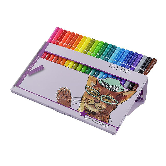 Фото к товару Фломастеры "Easycolor" 24 цв. Фломастеры "Easycolor" 24 цв.