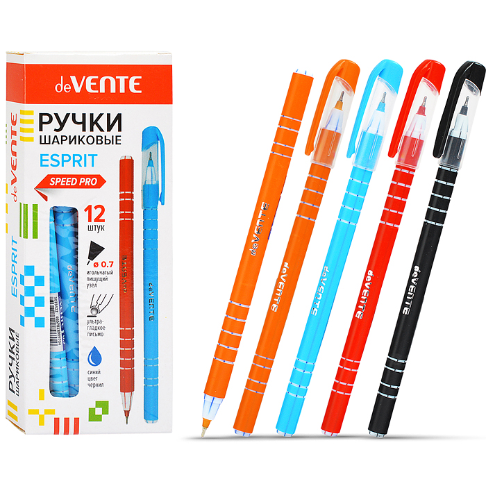 Ручка шариковая "Esprit" серия Speed Pro, d=0,7 мм, ультра гладкое письмо, синяя