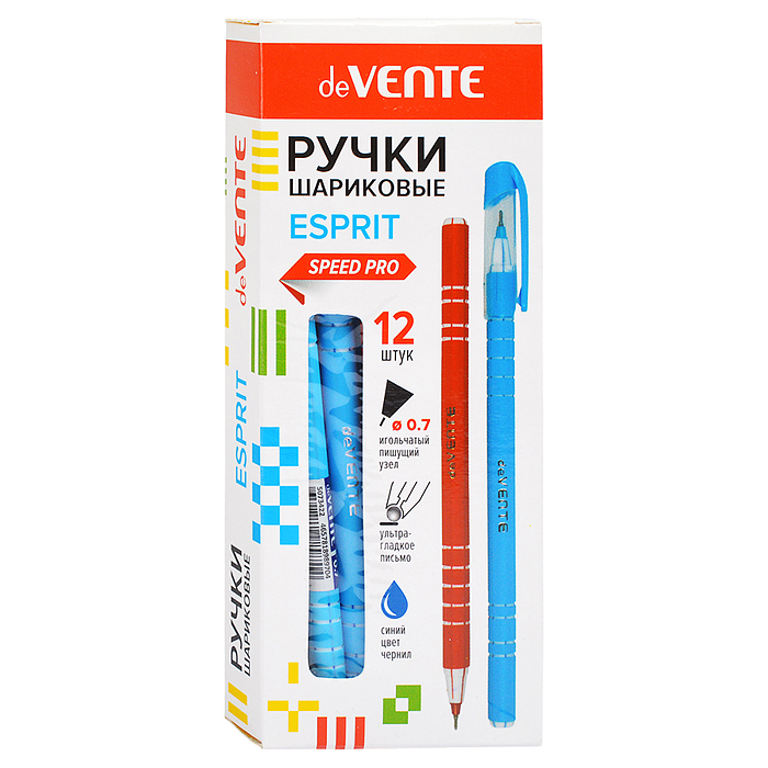 Ручка шариковая "Esprit" серия Speed Pro, d=0,7 мм, ультра гладкое письмо, синяя