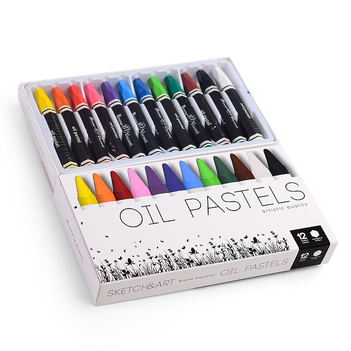 Фото к товару Масляная пастель "Sketch&Art" 12цв. (мелки шестигранной формы) Масляная пастель "Sketch&Art" 12цв. (мелки шестигранной формы)