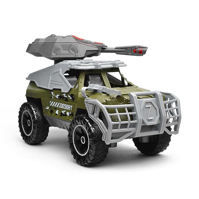 Машина JS207 "Внедорожник" с гранатометом, в коробке