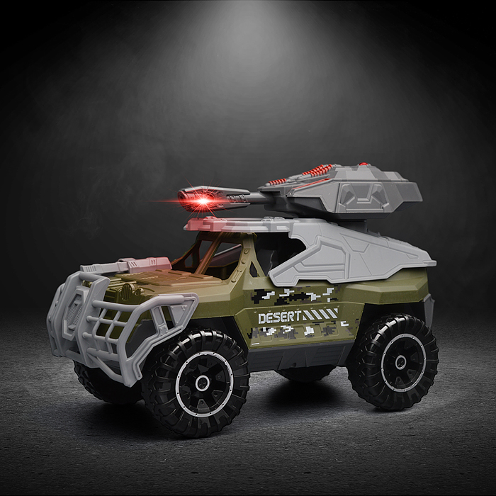 Машина JS207 "Внедорожник" с гранатометом, в коробке