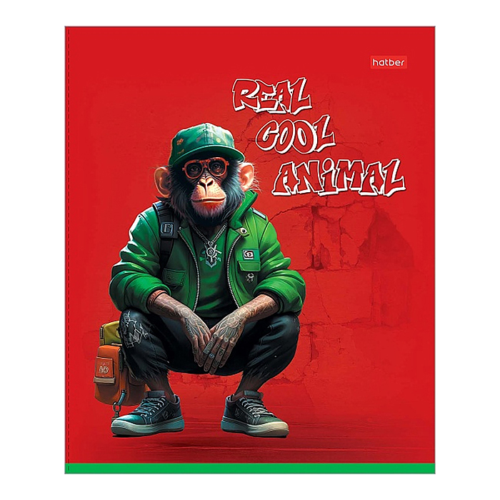 Тетрадь 48л клетка "COOL Animals" А5