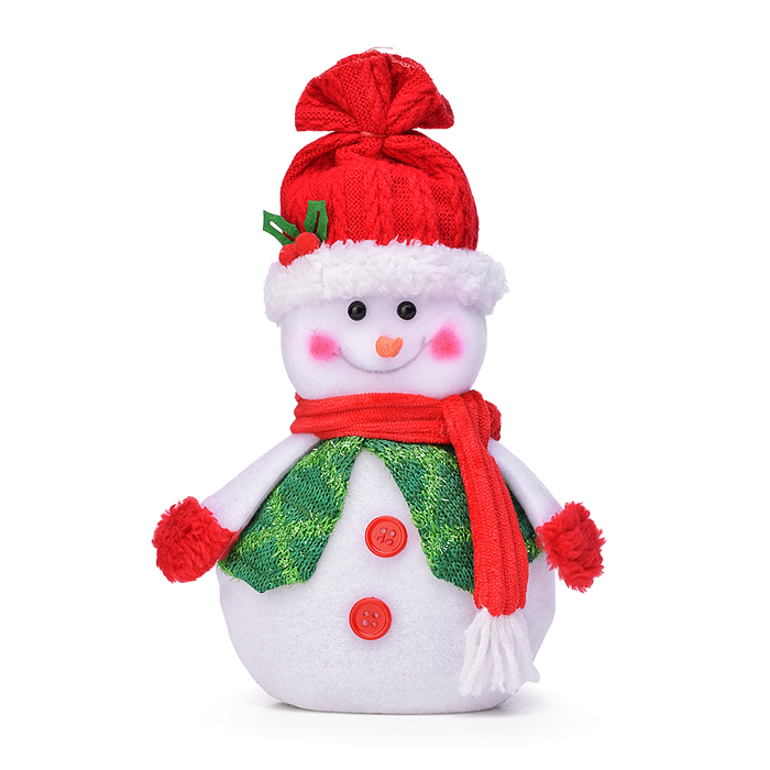 Новогоднее украшение S2643 "Снеговик" (10 х 20см)