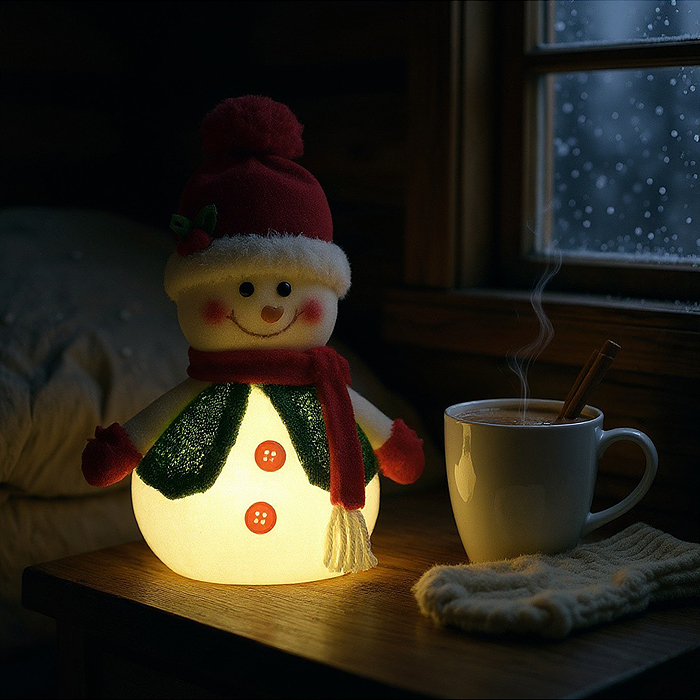 Новогоднее украшение S2643 "Снеговик" (10 х 20см)