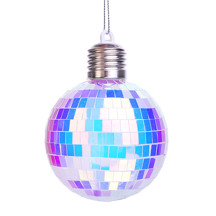 Фото к товару Новогоднее украшение S2597 "Диско шар" (8см) Новогоднее украшение S2597 "Диско шар" (8см)