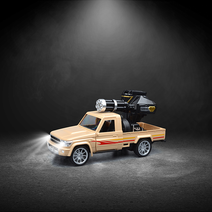 Машина 0855-256 "Пикап" с водной пушкой, р/у, 27 MGz, в коробке