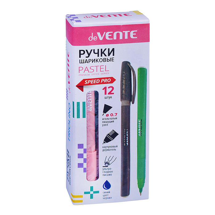 Ручка шариковая "Triolino Pastel" серия Speed Pro, d=0,7 мм, ультра гладкое письмо, чернила