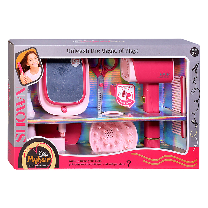 Фото к товару Набор стилиста 2807-3 "Модный стиль-2" в коробке Набор стилиста 2807-3 "Модный стиль-2" в коробке