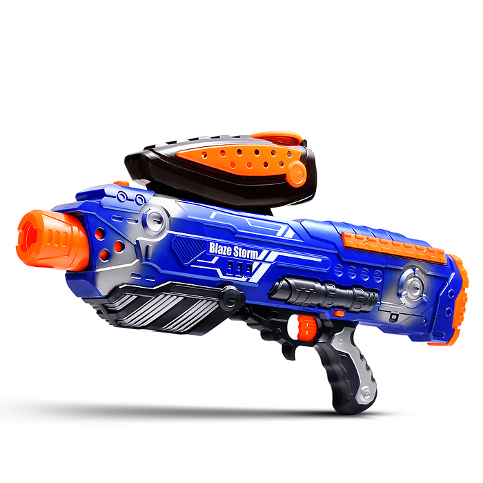 Бластер ZC7124 "Наступление №2" с мягкими шариками, в коробке