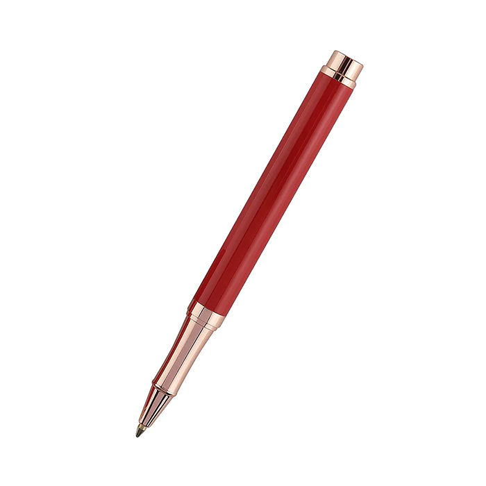 Ручка в футляре "Venezia Classico" 1,0 мм, синяя (красный корпус, красная коробка)