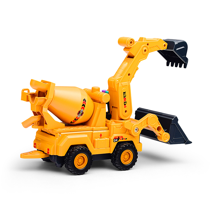 Фото к товару Экскаватор WD104-D "Строитель" с бетономешалкой, в коробке Экскаватор WD104-D "Строитель" с бетономешалкой, в коробке