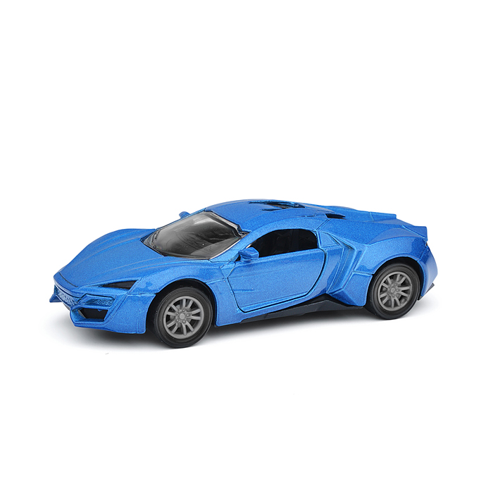 Фото к товару Синяя инерционная машинка Купе die-cast,1:32, открывающиеся двери Синяя инерционная машинка Купе die-cast,1:32, открывающиеся двери