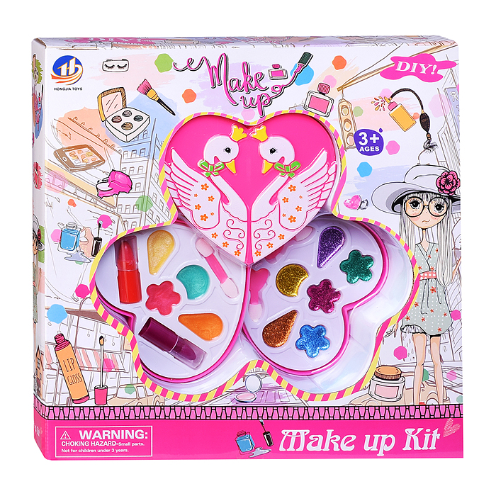 Косметика детская 237G "Сердечко" в коробке