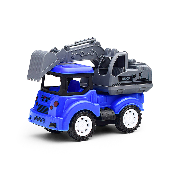 Автовоз CY-33 "Дорожный строитель" с машиной, в пакете