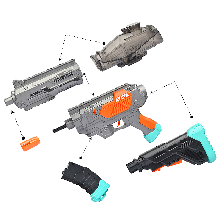 Автомат 320-11 "Атака снайпера" с водными пулями, в коробке