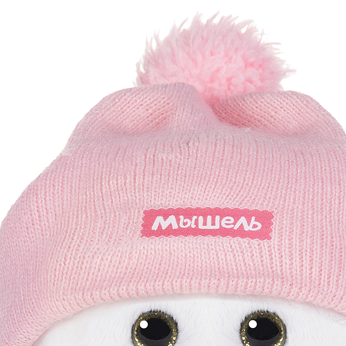 Мышель в Розовой Шапочке и Шарфике, 20 см, в коробке