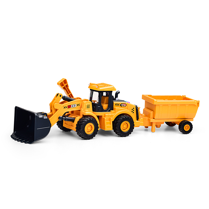 Трактор WD103-B "Строитель" с прицепом, в коробке