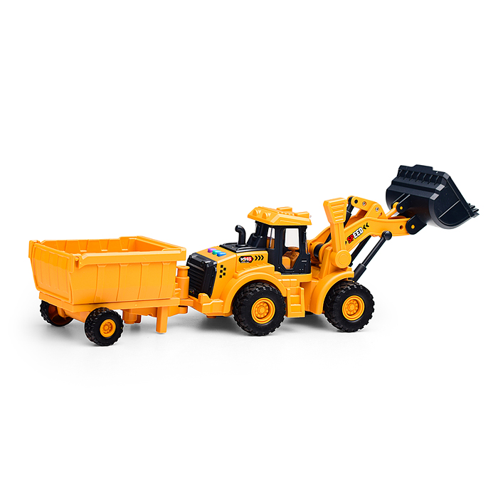 Трактор WD103-B "Строитель" с прицепом, в коробке