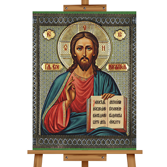 Мозаика алмазная MKA4030-56 "Господь Вседержитель" 30*40см.