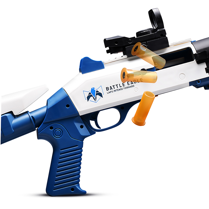 Автомат KB1212 "Отвага" с мягкими полимерными пулями, цвет бело-синий, в коробке