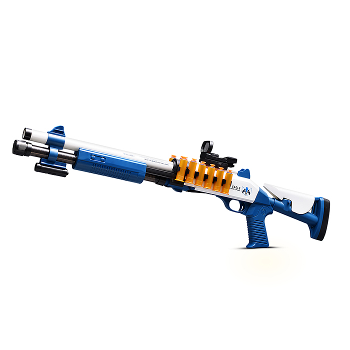 Автомат KB1212 "Отвага" с мягкими полимерными пулями, цвет бело-синий, в коробке