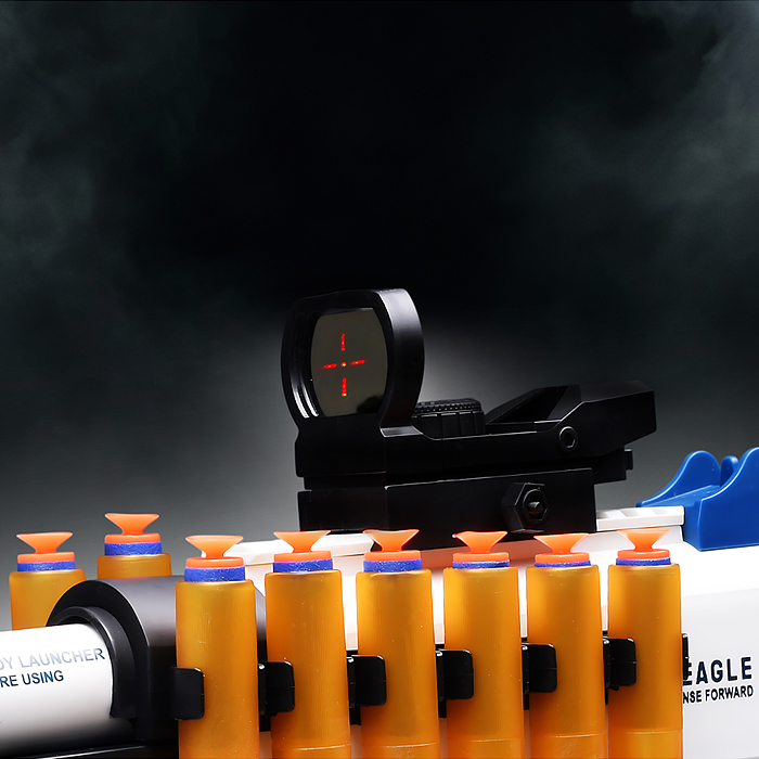 Автомат KB1212 "Отвага" с мягкими полимерными пулями, цвет бело-синий, в коробке