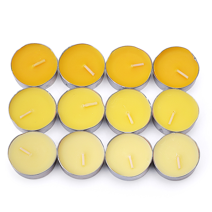 Набор арома свечей 00-7084 (Ваниль/клубника/апельсин/роза/лимон/яблоко/черника/лаванда (12шт.)