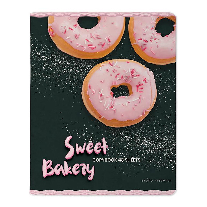 Фото к товару Тетрадь 48л. "Донат рулит!" клетка Тетрадь 48л. "Донат рулит!" клетка