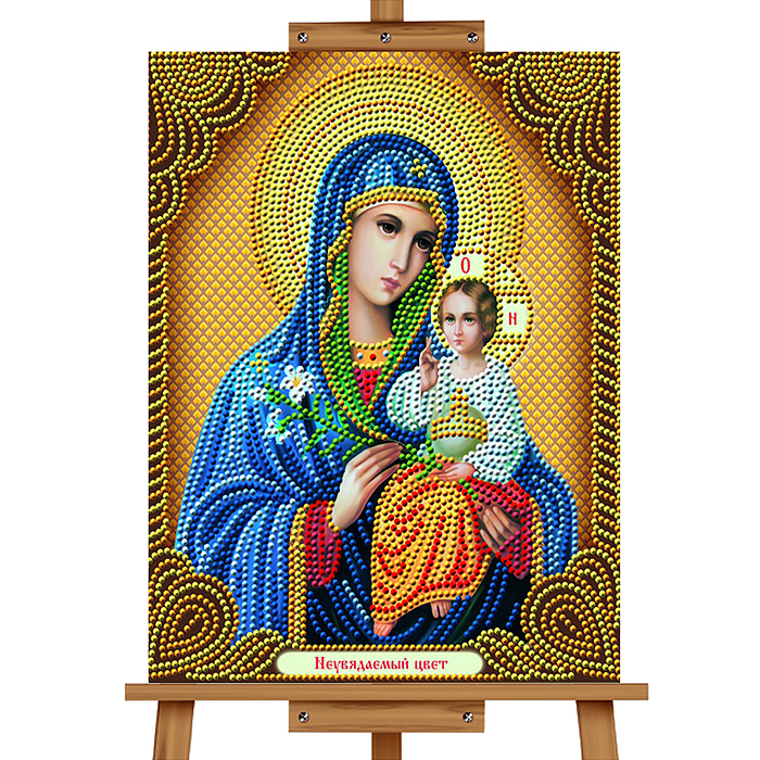 Фото к товару Мозаика алмазная MKA4030-53 "Икона" 30*40см. Мозаика алмазная MKA4030-53 "Икона" 30*40см.