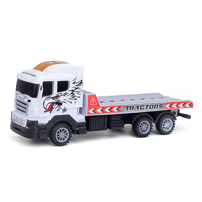 Автовоз 2024-4B "Автоконтинент" с грузовиком, в пакете