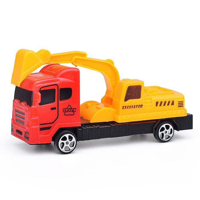 Автовоз 2024-4B "Автоконтинент" с грузовиком, в пакете