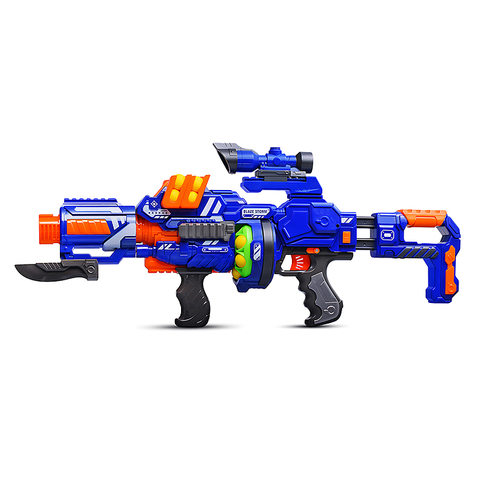 Автомат ZC7089 "Сражение" с мягкими шариками, в коробке