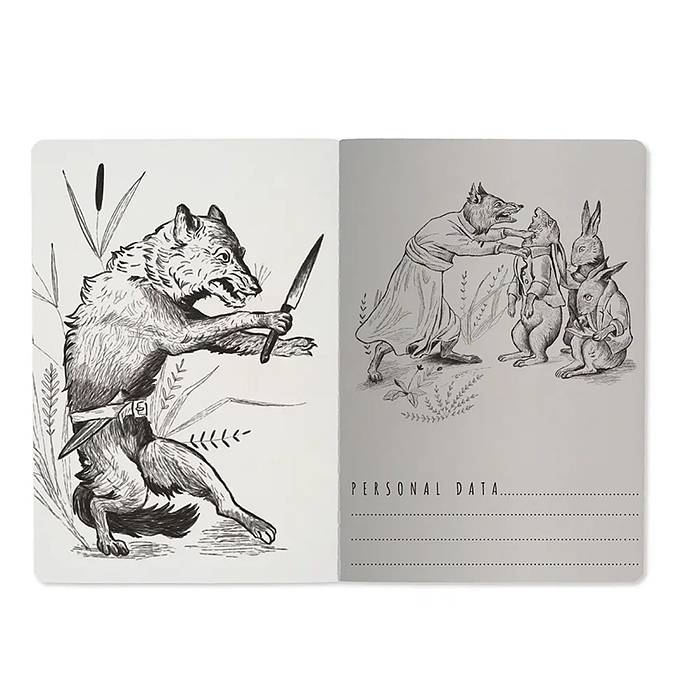 Блокнот-тетрадь 40 л. клетка "Приключения лиса"