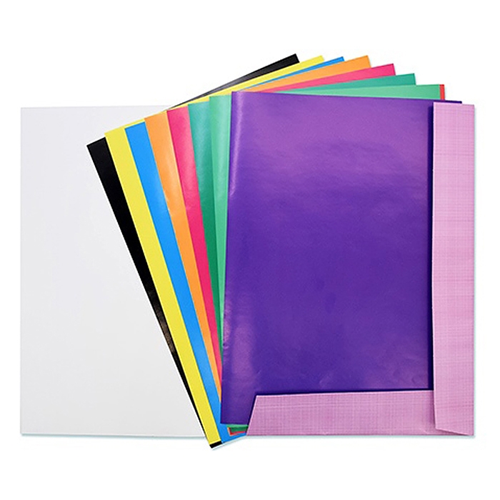 Бумага цветная мелованная А4 10л.,10цв. "Селфи собак"