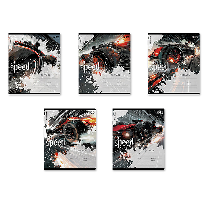 Фото к товару Тетрадь 12л. клетка "Big Wheels" Тетрадь 12л. клетка "Big Wheels"