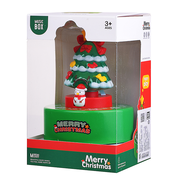 Музыкальная шкатулка 2066B "Елочка"