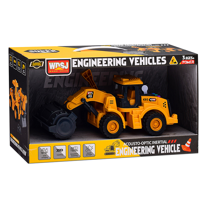 Каток WD103-D1 "Строитель" в коробке