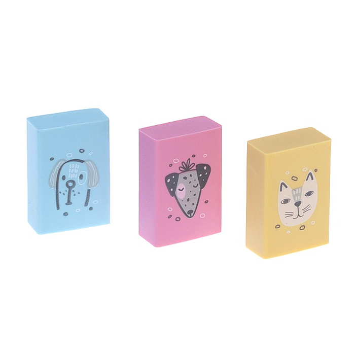 Ластик из термопластичной резины "Cats&Dogs" 28х18х9 мм 