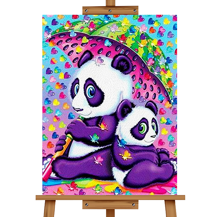 Фото к товару Набор для рисования MKR3020-16 "Картина по номерам 30х20 см. Милые пандочки" Набор для рисования MKR3020-16 "Картина по номерам 30х20 см. Милые пандочки"