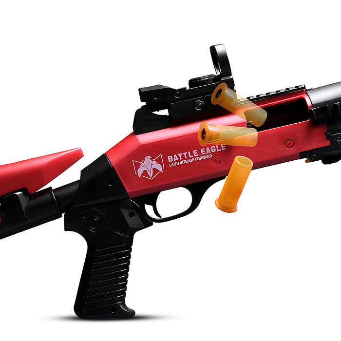 Автомат KB1218 "Захватчик" цвет красно-чёрный, в коробке