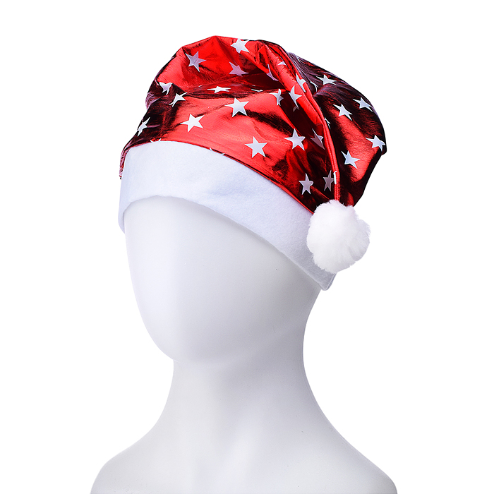 Колпак карнавальный S2298 с белыми звёздами