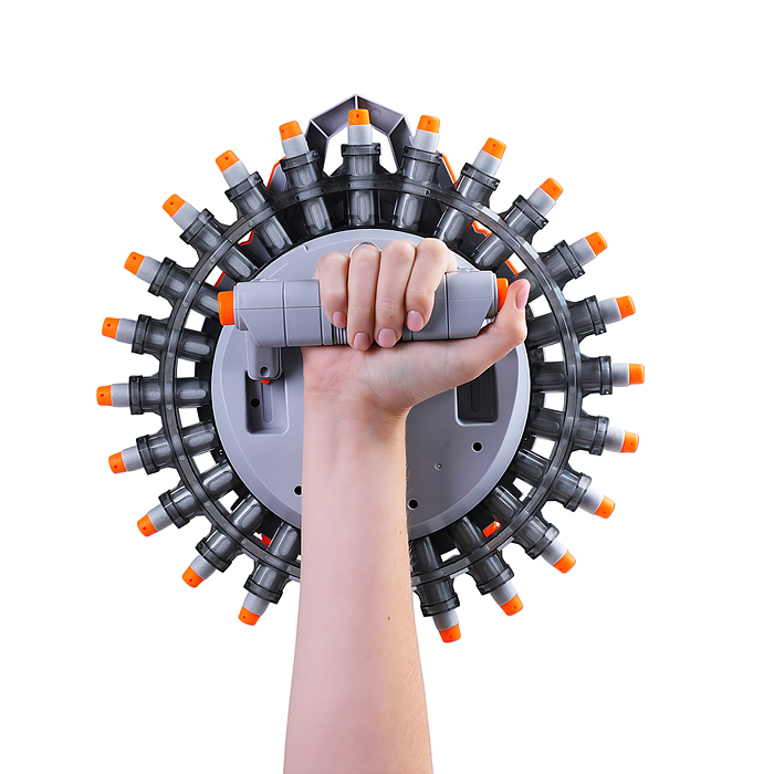 Пистолет AK-9318 "Огненый браслет" с мягкими пулями, в коробке