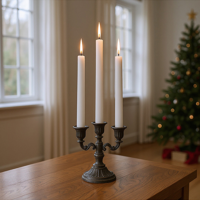 Набор свечей восковых 00-7069 (4шт х 1,2*13см)