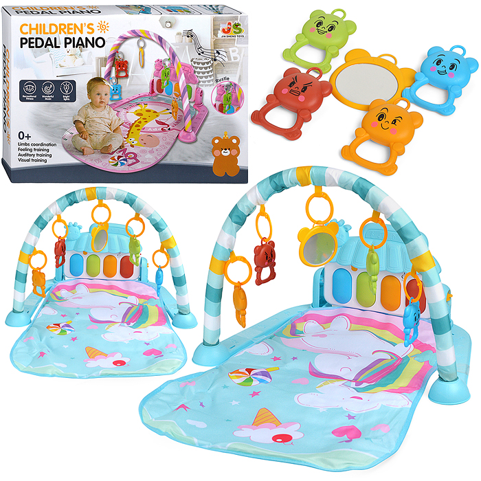 Коврик развивающий 518A-22 "Мечты единорога" в коробке