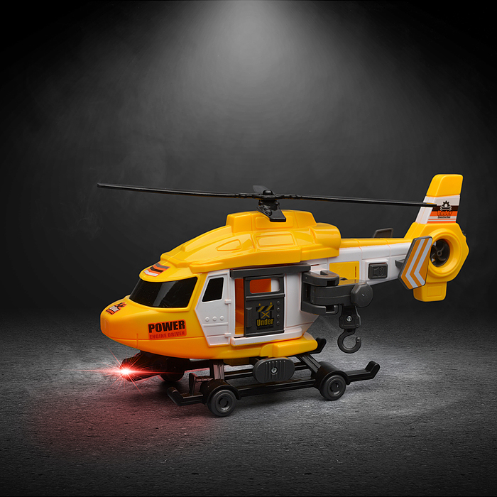 Вертолет JS128 "Спасатель" (свет, звук) в коробке